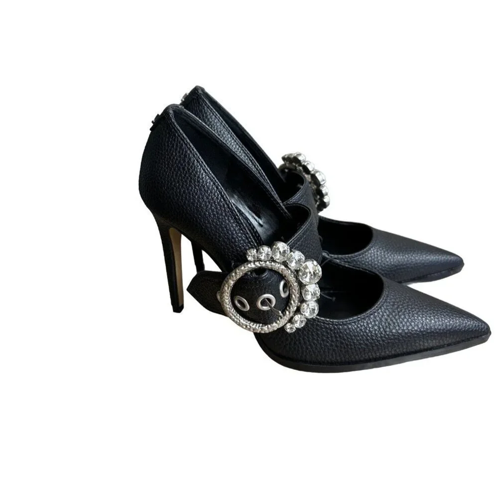 Brand NEW Karl Lagerfeld Paris Women's Sandals Heels 3-3.9 in, Color Black